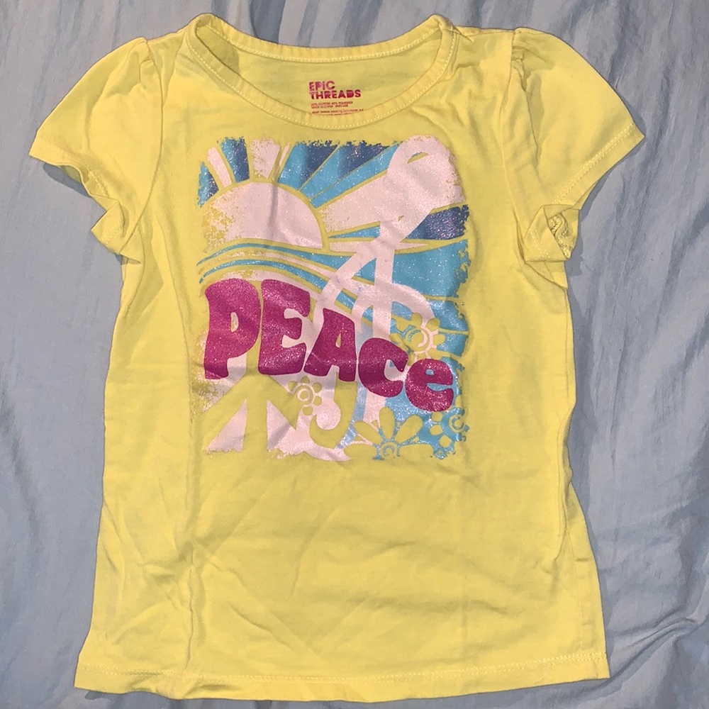 Epic Threads yellow t shirt